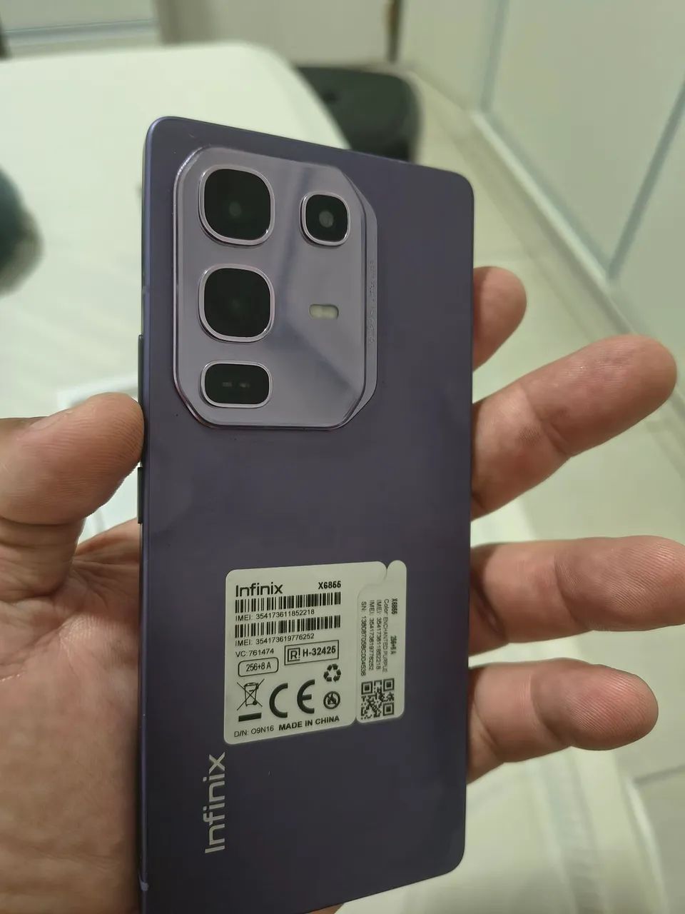 Smartphone infinity note 50 256g novo pra vender logo  - Foto 3