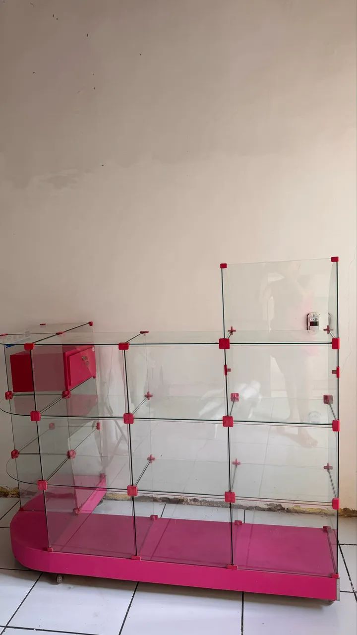 Balcão estilo L de vidro  - Foto 2