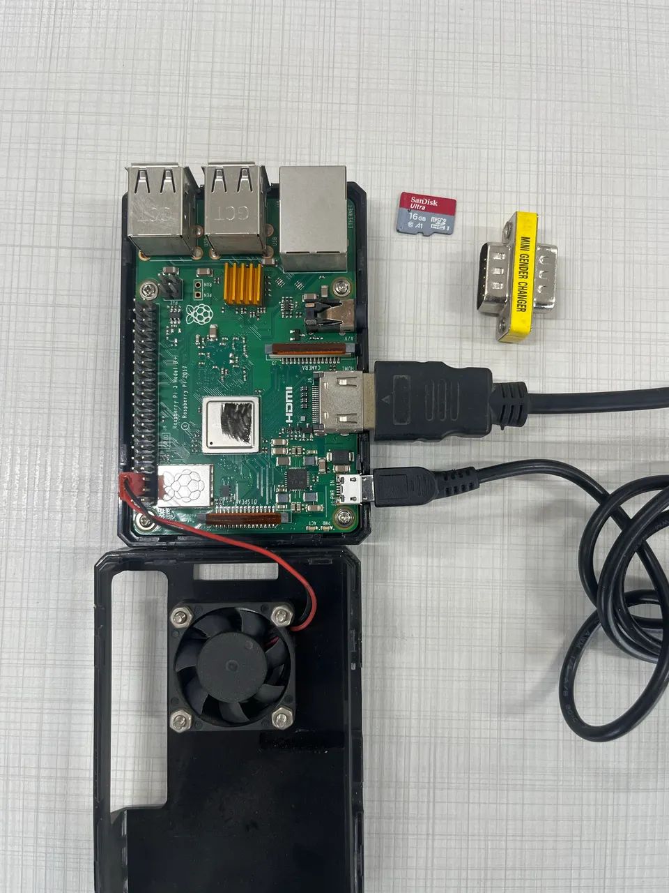 Raspberry Pi3 B+ usado completo