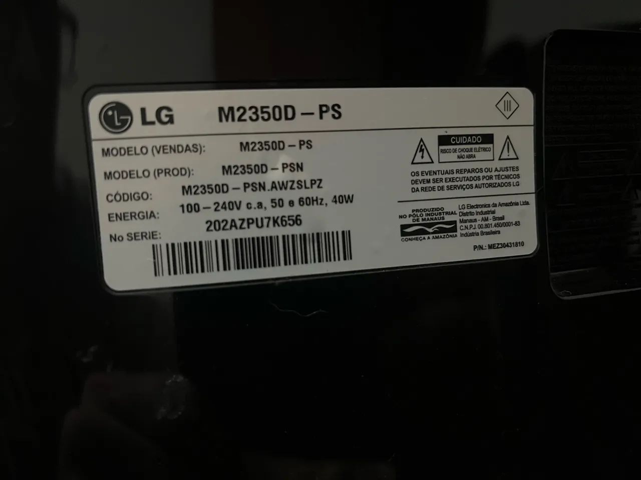 Monitor LG TV 23 polegadas - M2350 D - Full HD  - Foto 3