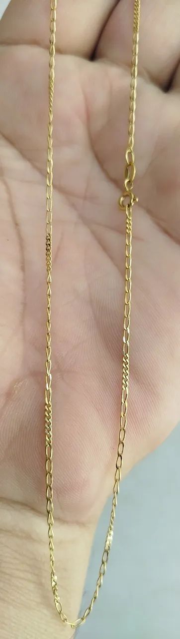 Colar , gargantilha, ouro 18k - 41cm