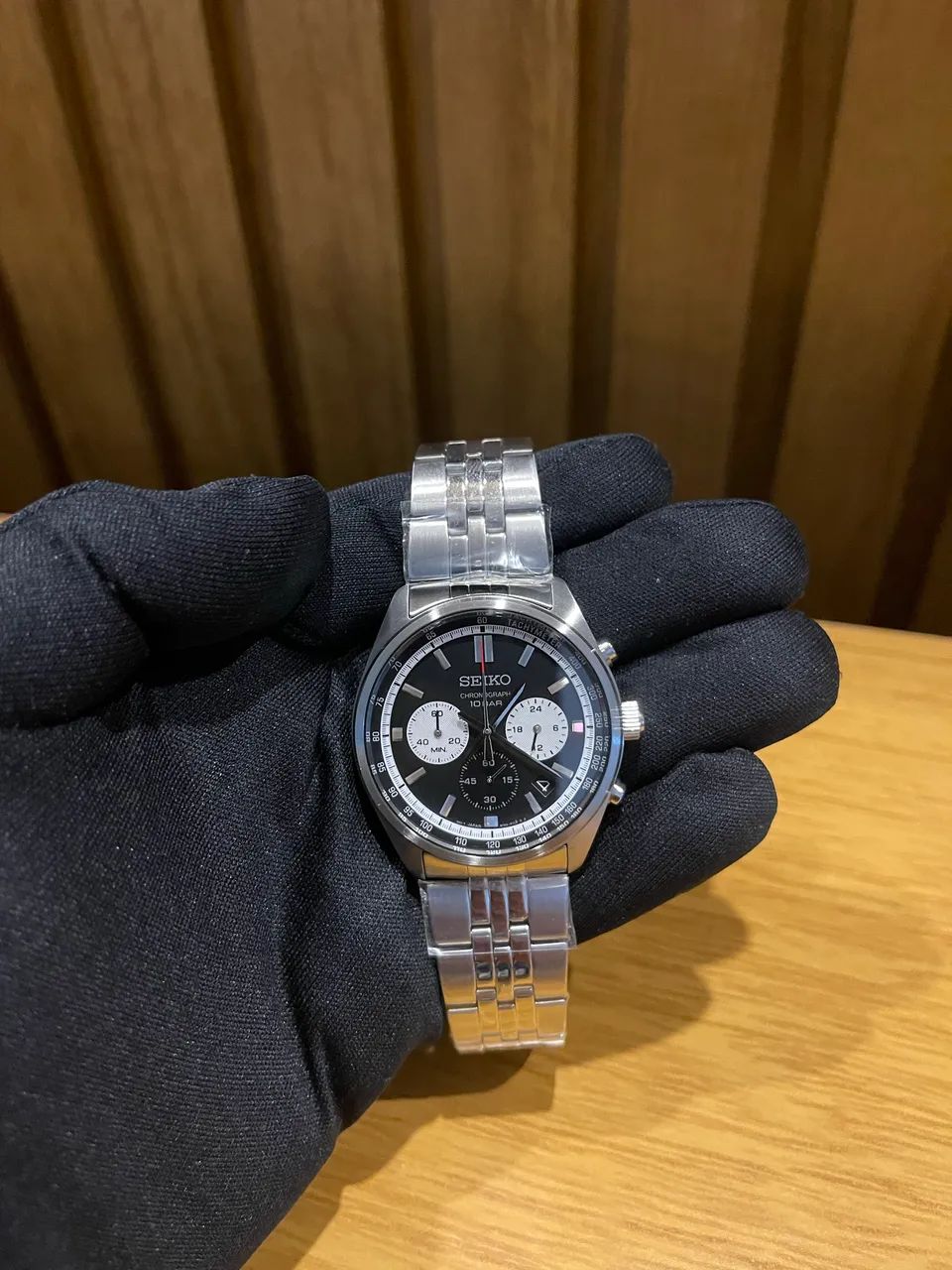 Seiko chrono Preto novo - Foto 3