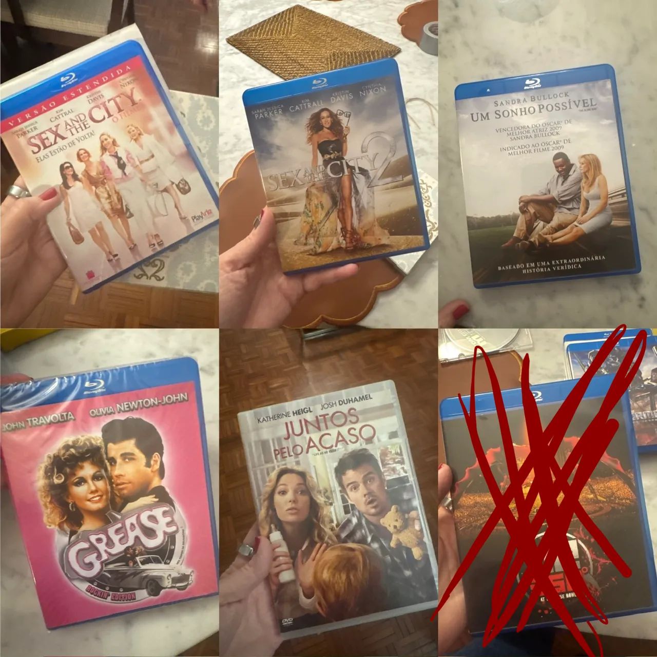 Lote dvds e blue rays - romance, drama e música 