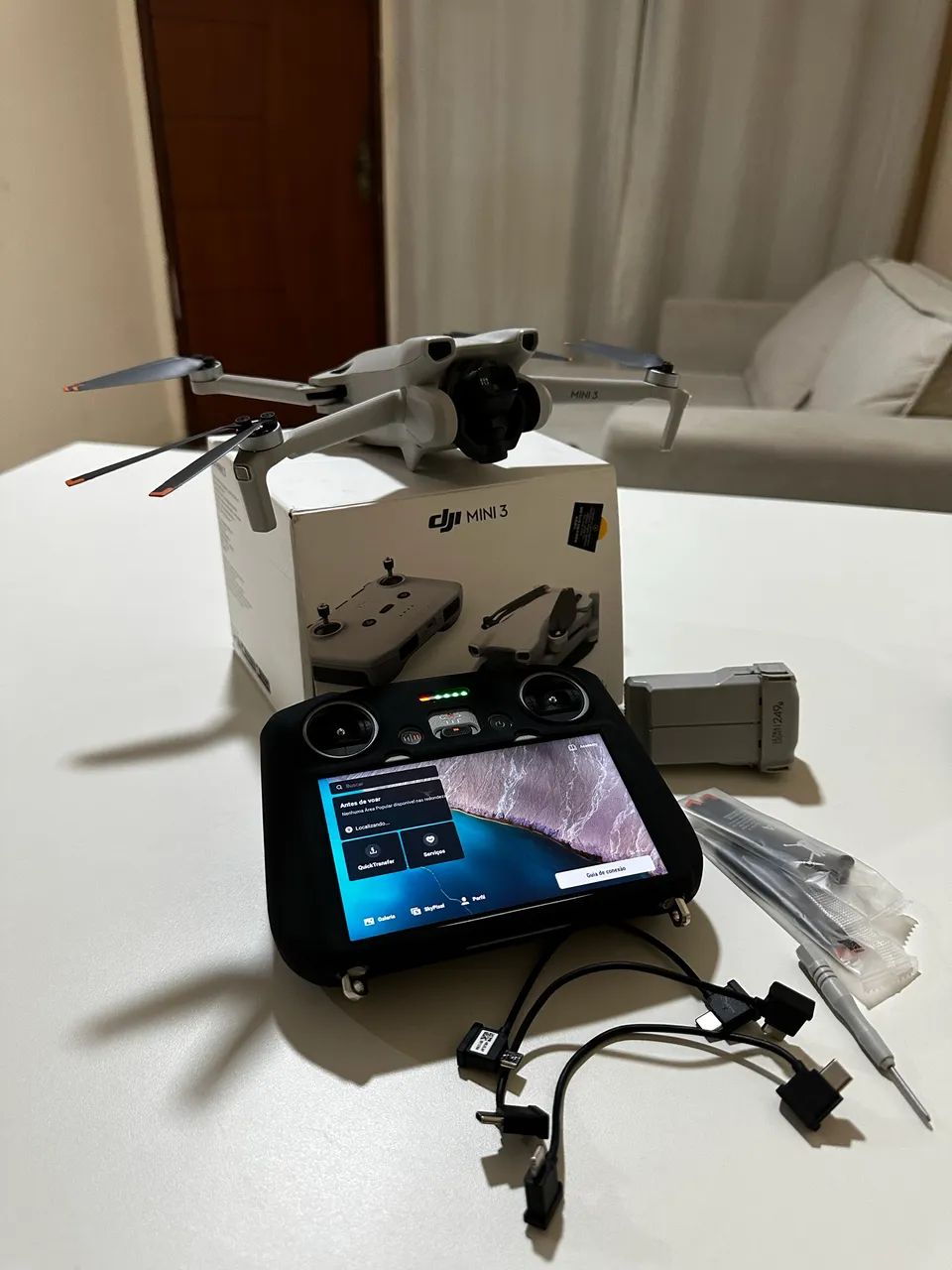 Drone DJI MINI 3 Radio com tela  - Foto 2