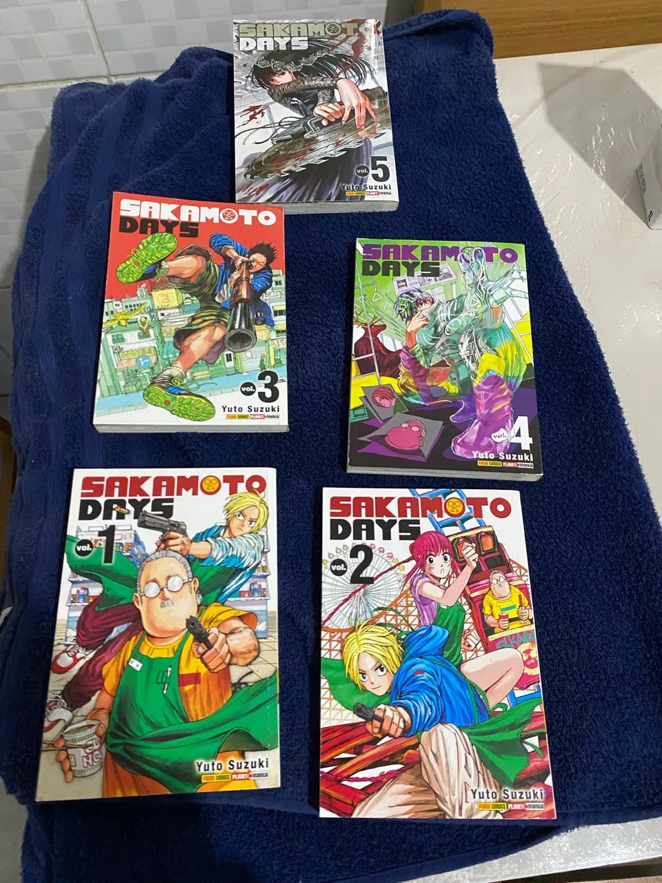 Manga sakamoto days vol 1 ao vol 5 - Livros e revistas - Conjunto