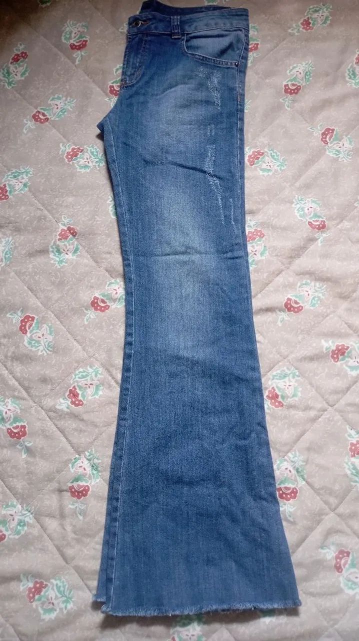 Calça flare cintura baixa - Foto 3