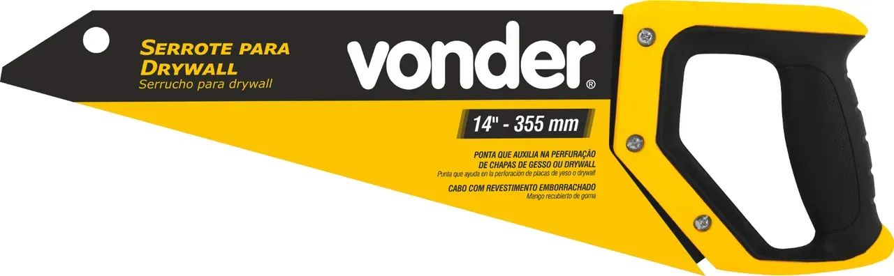 Serrote para drywall 14", VONDER - Foto 2