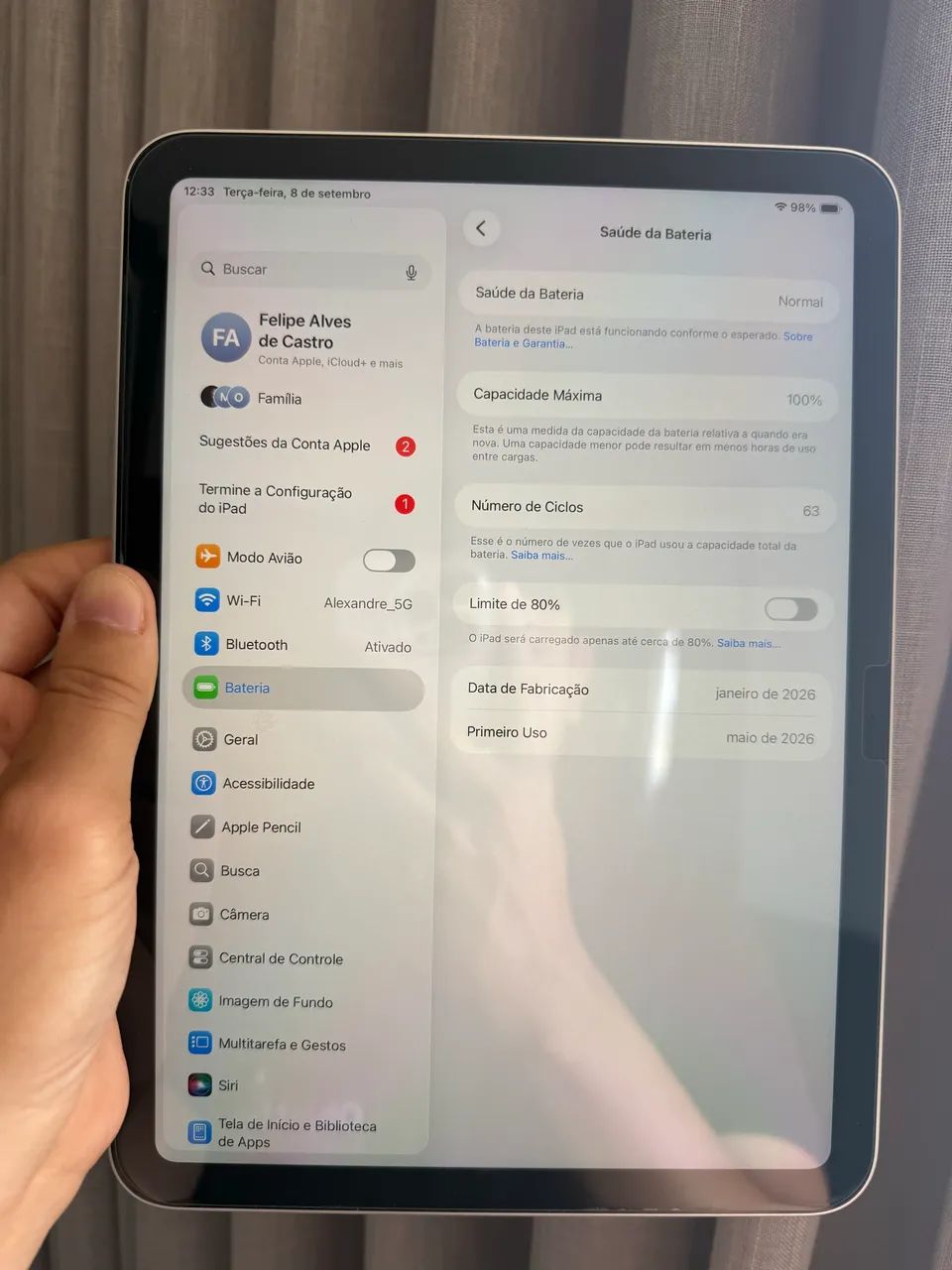 IPAD 11 (A16) 128GB PRATA - Foto 4
