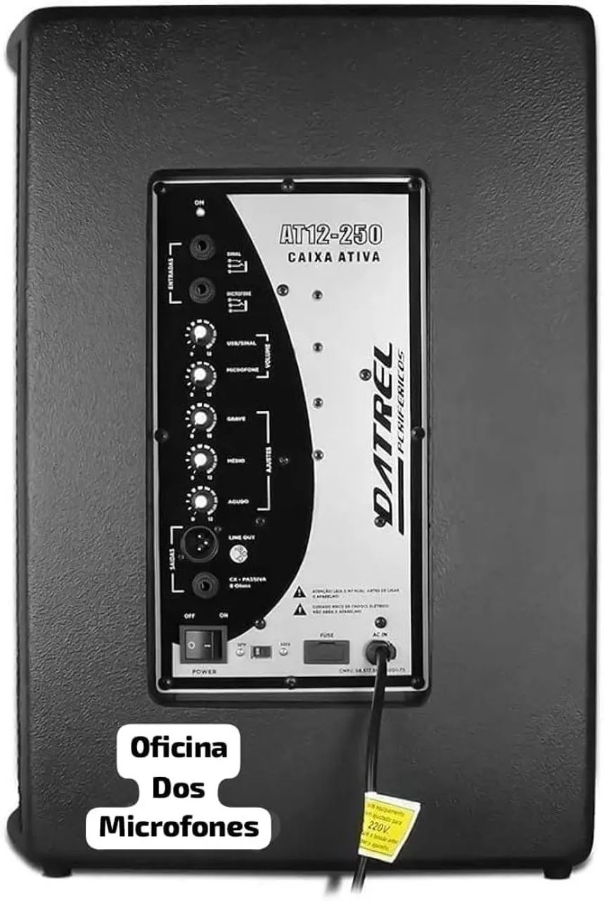 Caixa datrel ativa passiva de 12v - Foto 2