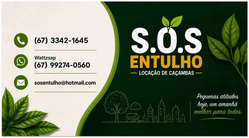 CAÇAMBAS DE ENTULHOS (67) 3342-1645 - Foto 2