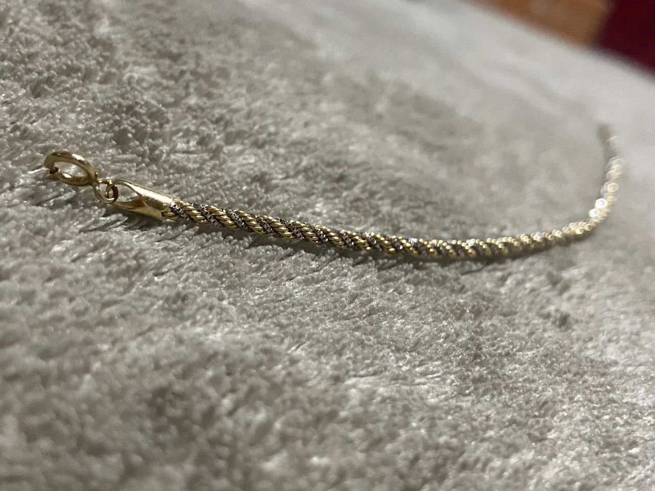 Pulseira ouro amarelo e ouro branco 18k  - Foto 3