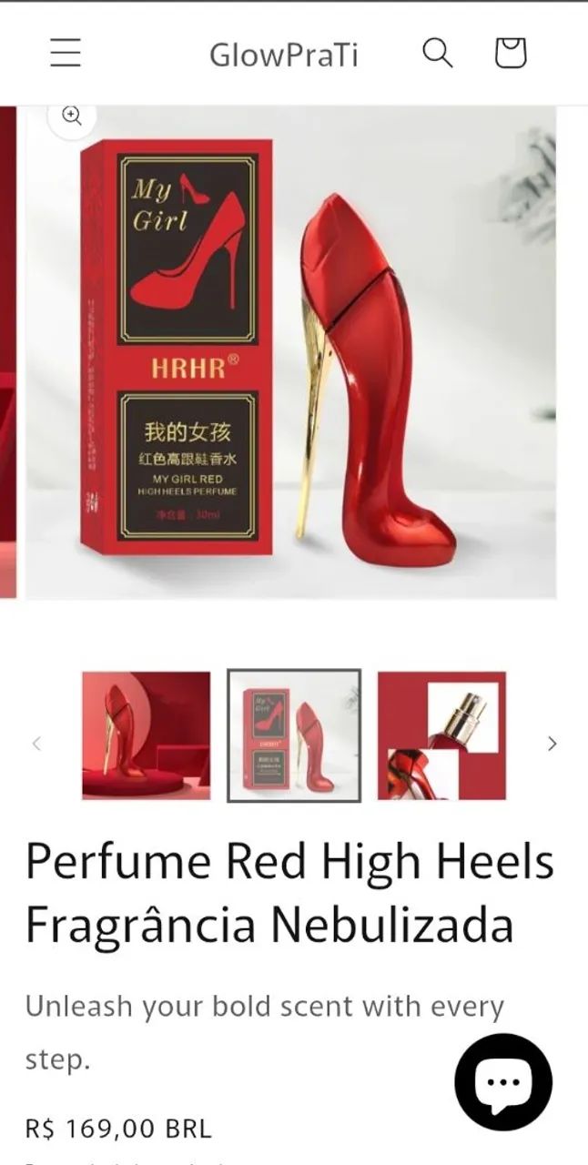 Perfume red high heels - Foto 4