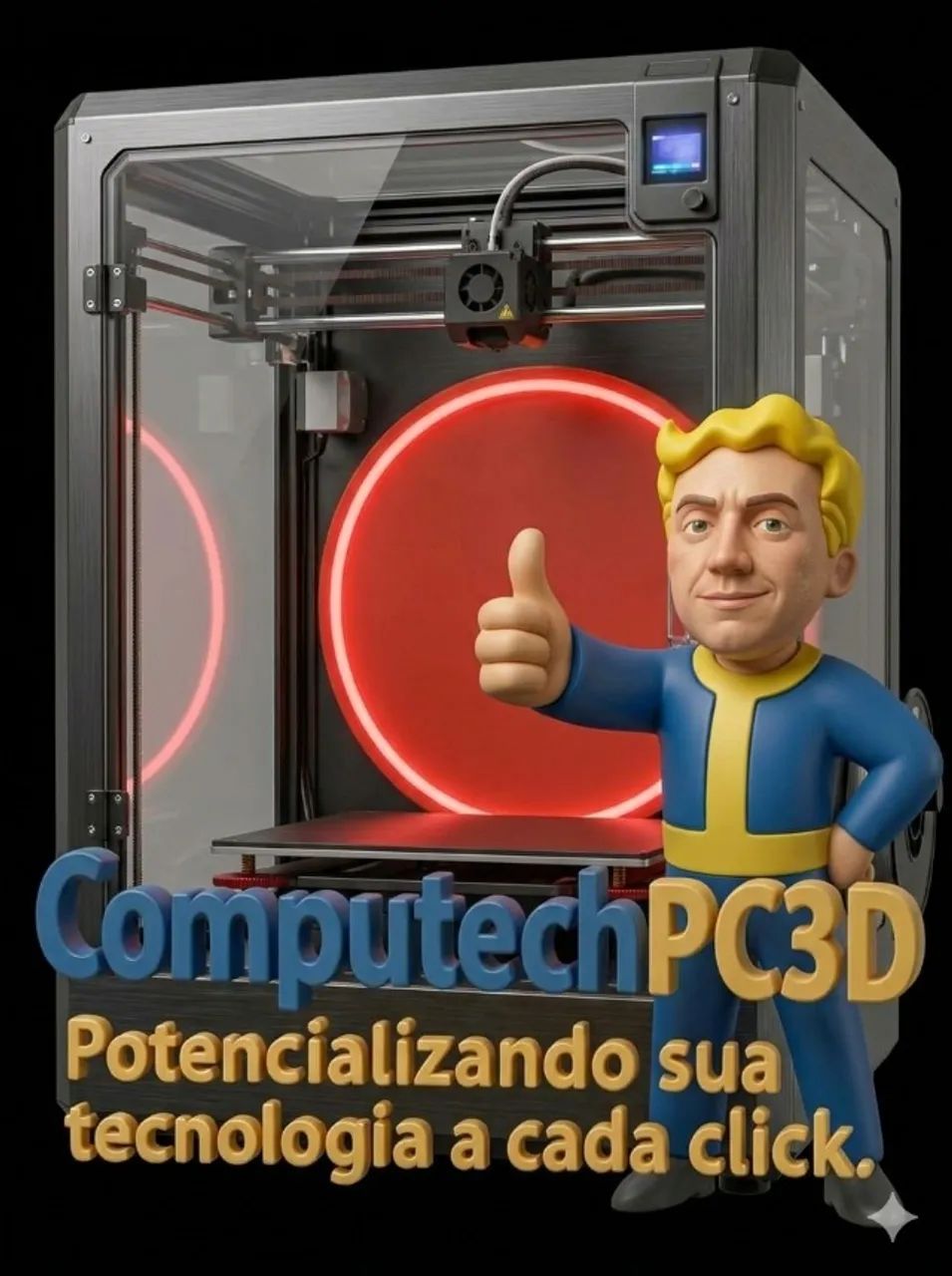 Impressora 3D Creality K2 Combo - Semi nova - Foto 2