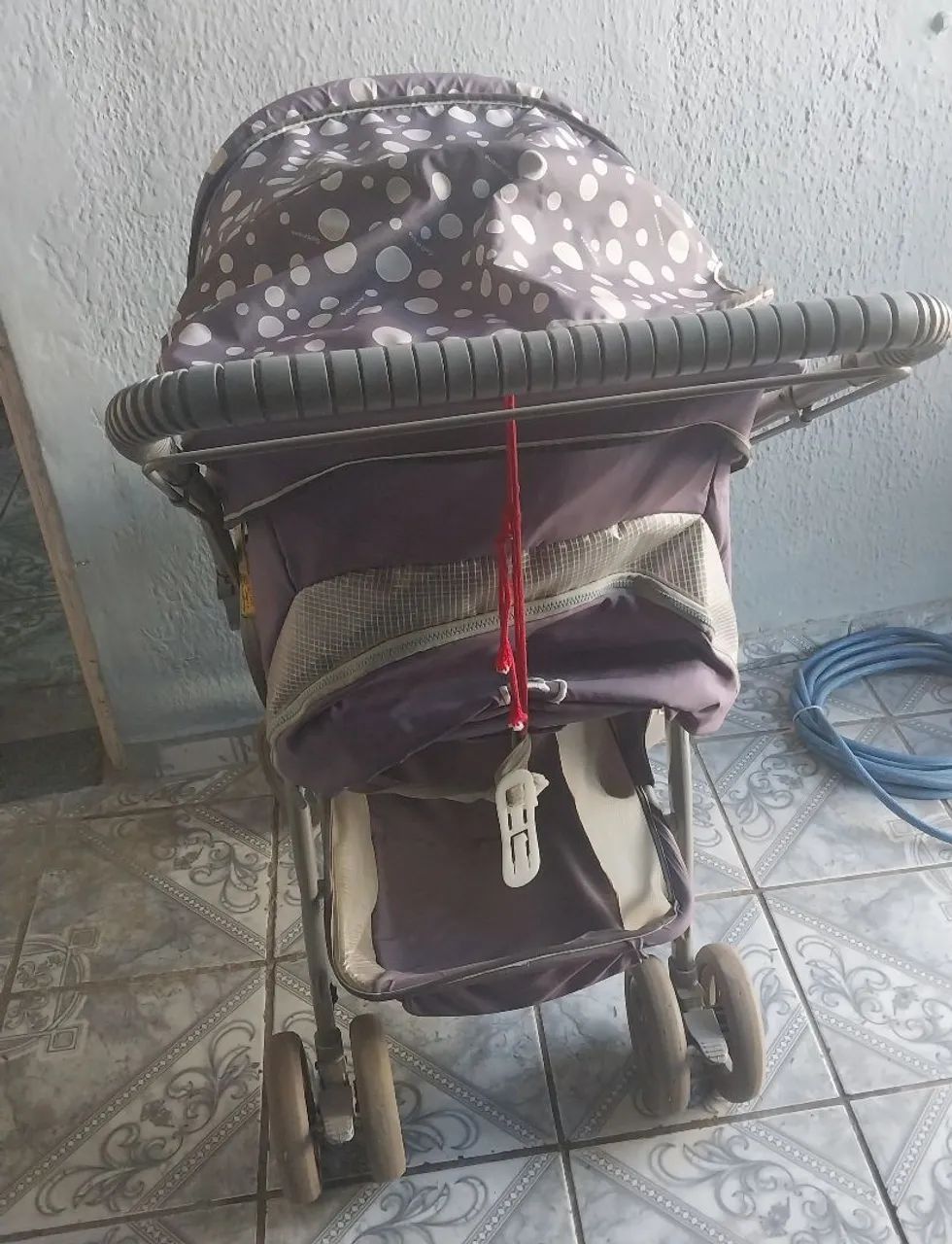Carrinho Galzerano com capota de bolinhas - Foto 4