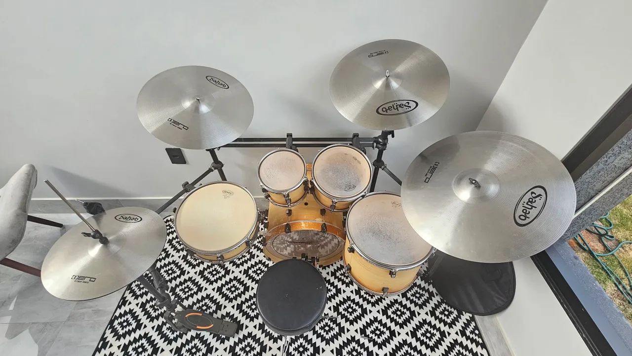 Bateria Acústica RMV Completa