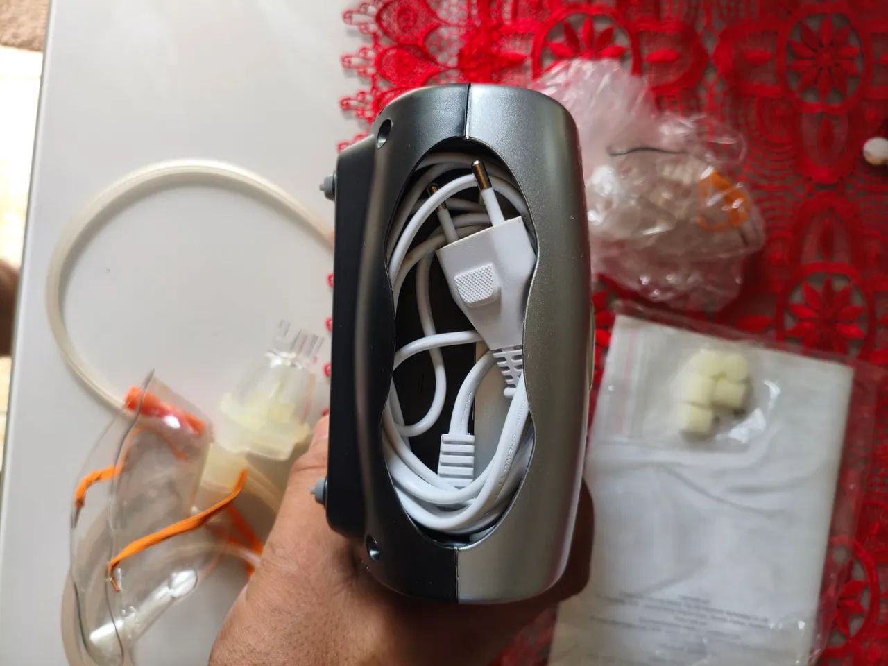 Inalador e nebulizador G-Tech modelo NEBCOM - Foto 3
