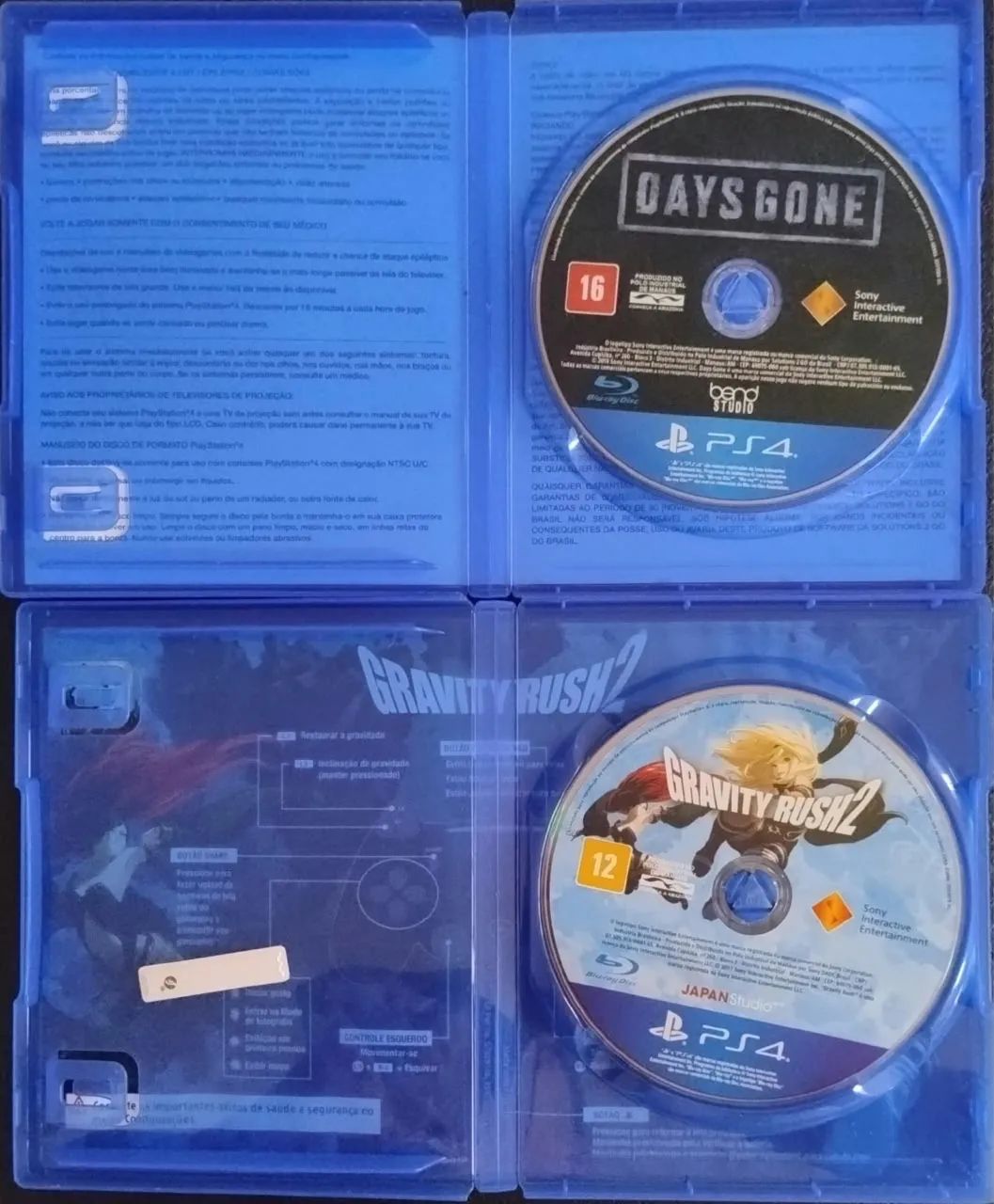 Days Gone e Gravity Rush 2 - originais p/ Ps4 - Foto 2
