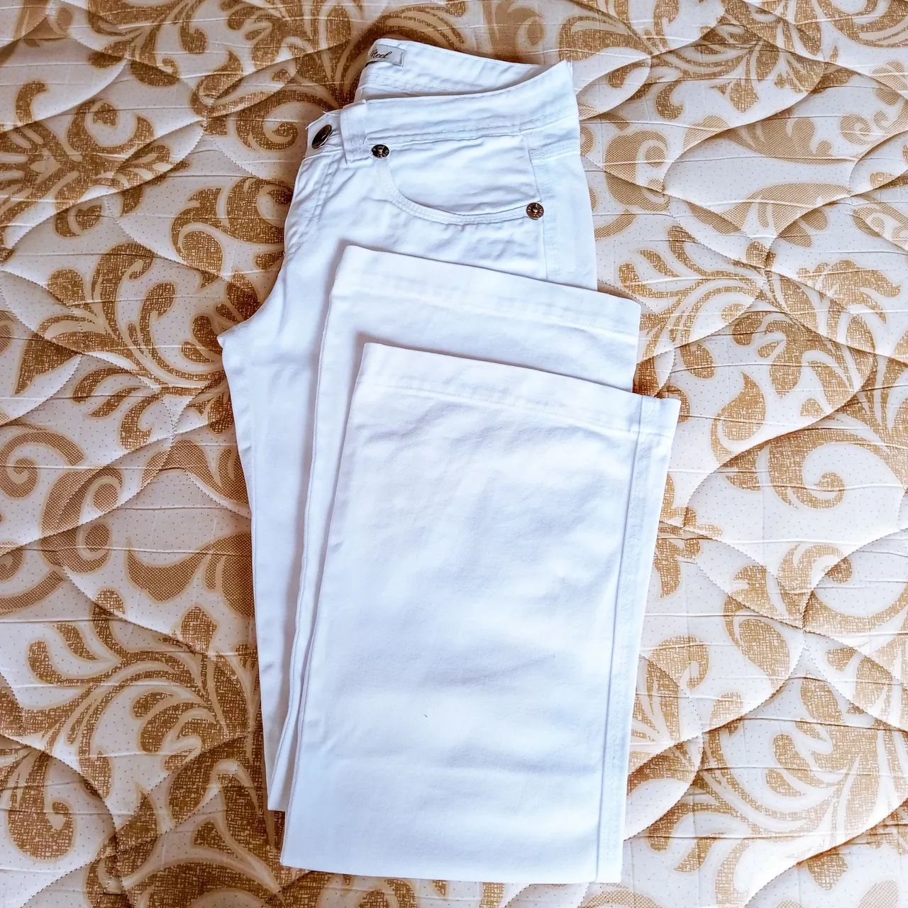 Calça branca feminina - Foto 4