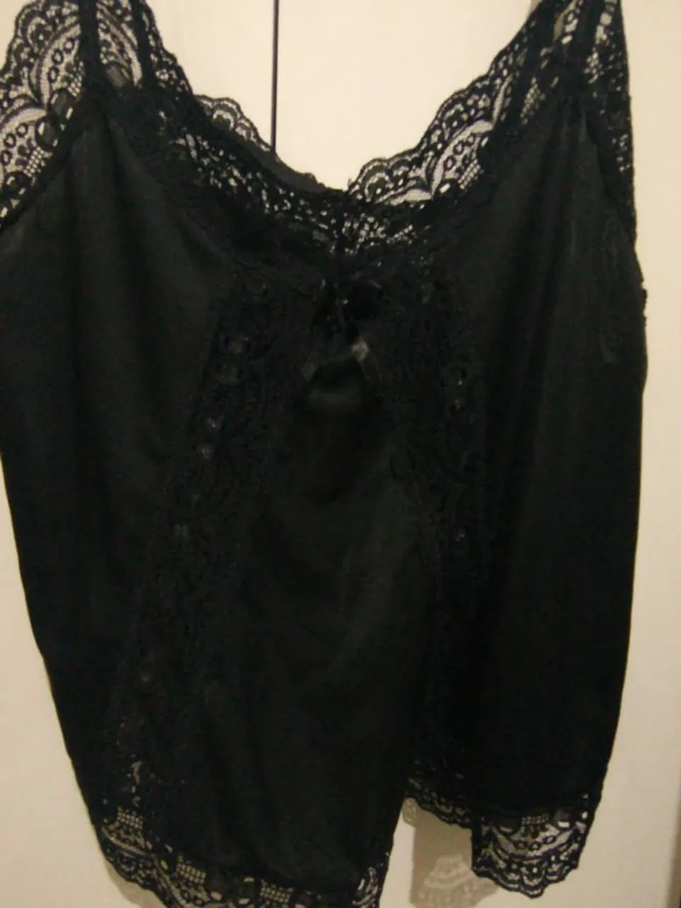 Conjunto lingerie preto número p