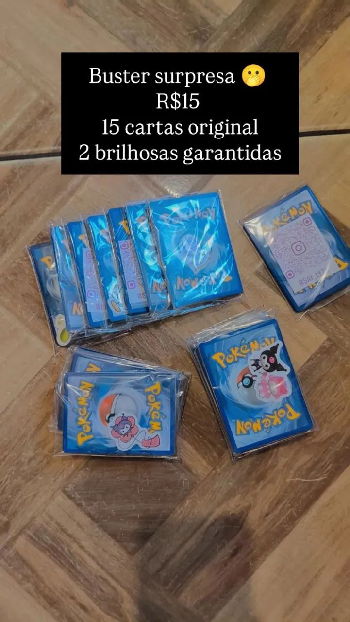 Buster pokémon 15 cartas