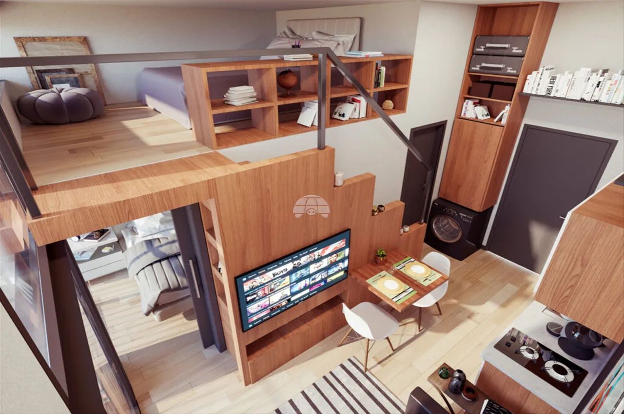 Studio para venda com 1 quarto no Bairro Alto da Rua XV - Curitiba - PR - Foto 2