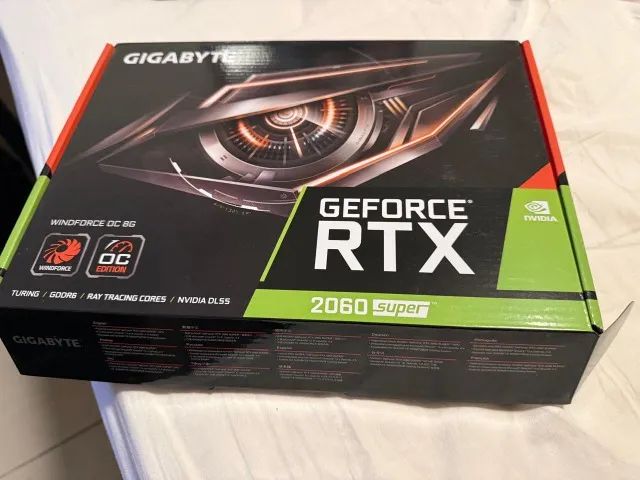 Placa de Vídeo Gigabyte NVIDIA GeForce RTX 2060 Super 8G GDDR6 OC