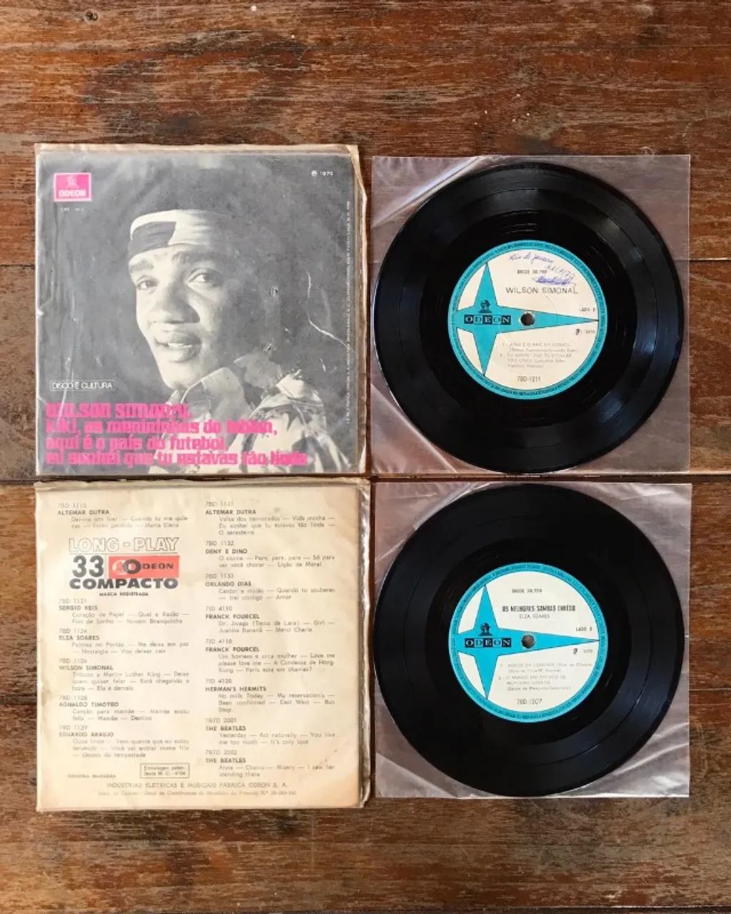 2 Compactos 7pol. Wilson Simonal 1970 + Elza Soares 1970 - CDs
