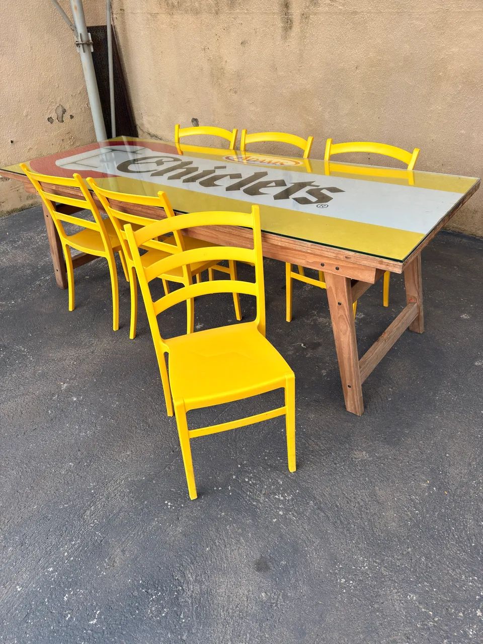 Mesa de vidro, 6 cadeiras Tramontina  - Foto 3