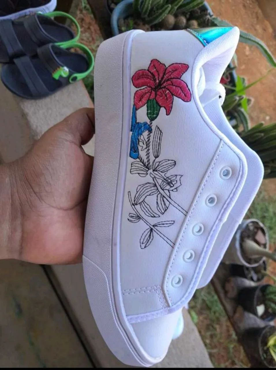 Tênis feminino branco  - Foto 2