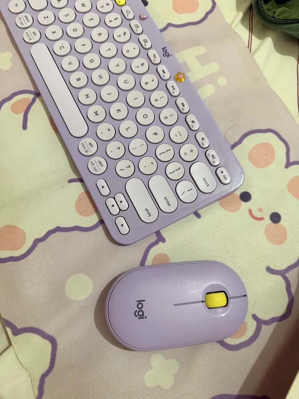 Kit Logitech Pebble 2 - Teclado + Mouse Lilás  - Foto 2