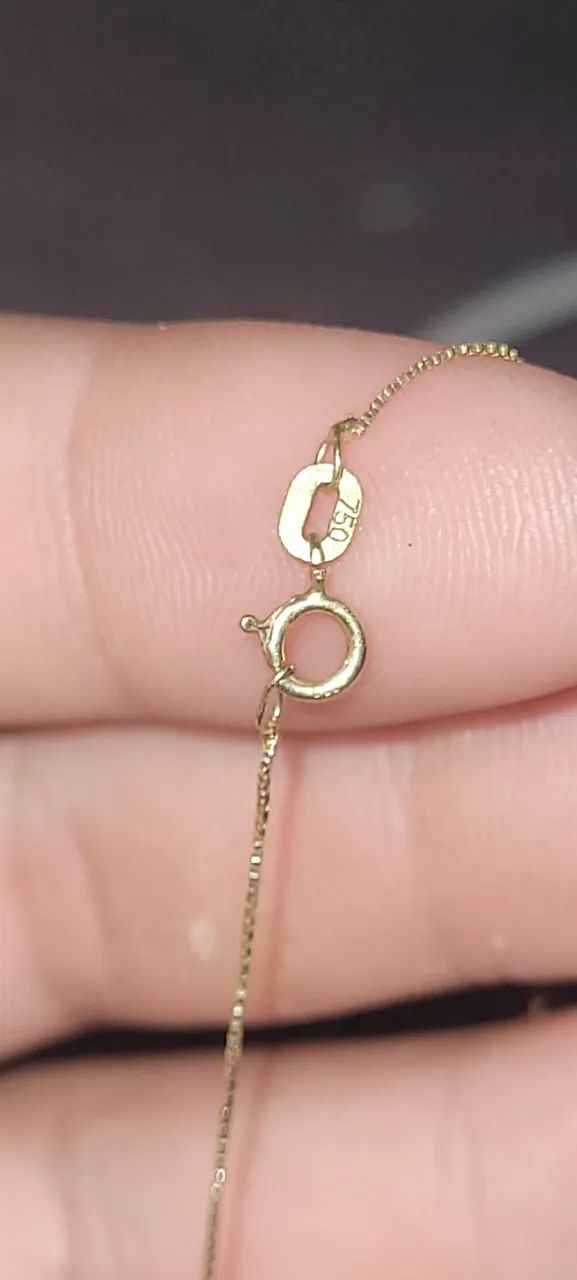 Colar de ouro 18 