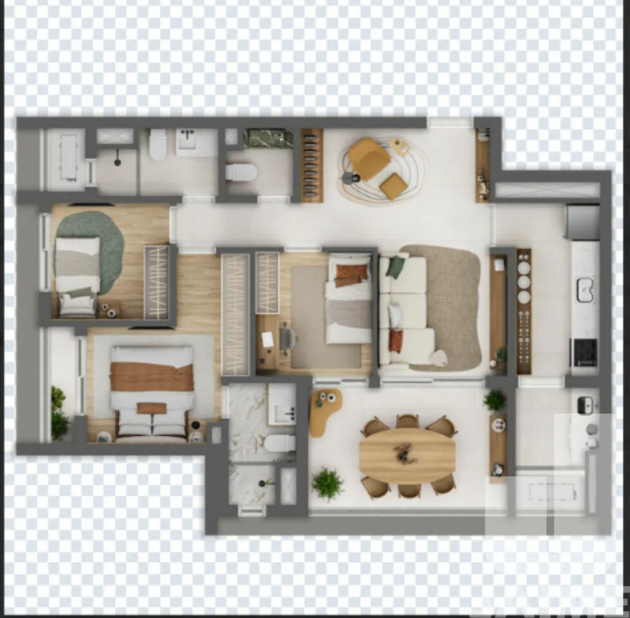 Apartamento 03 dormitórios, 01 vaga em Higienópolis.
