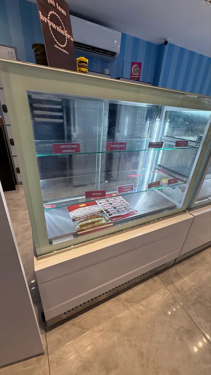 Vitrine/balcão Expositora Refrigerada 100cm - 220v + Led - Foto 4