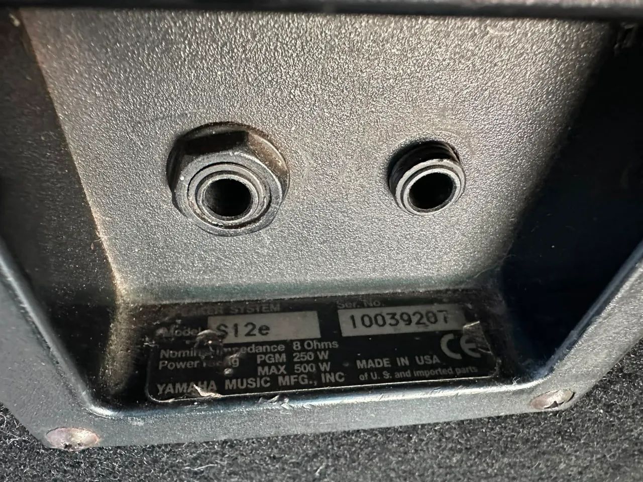 Cabeçote Yamaha + Par de caixas Yamaha 12 polegadas  - Foto 3