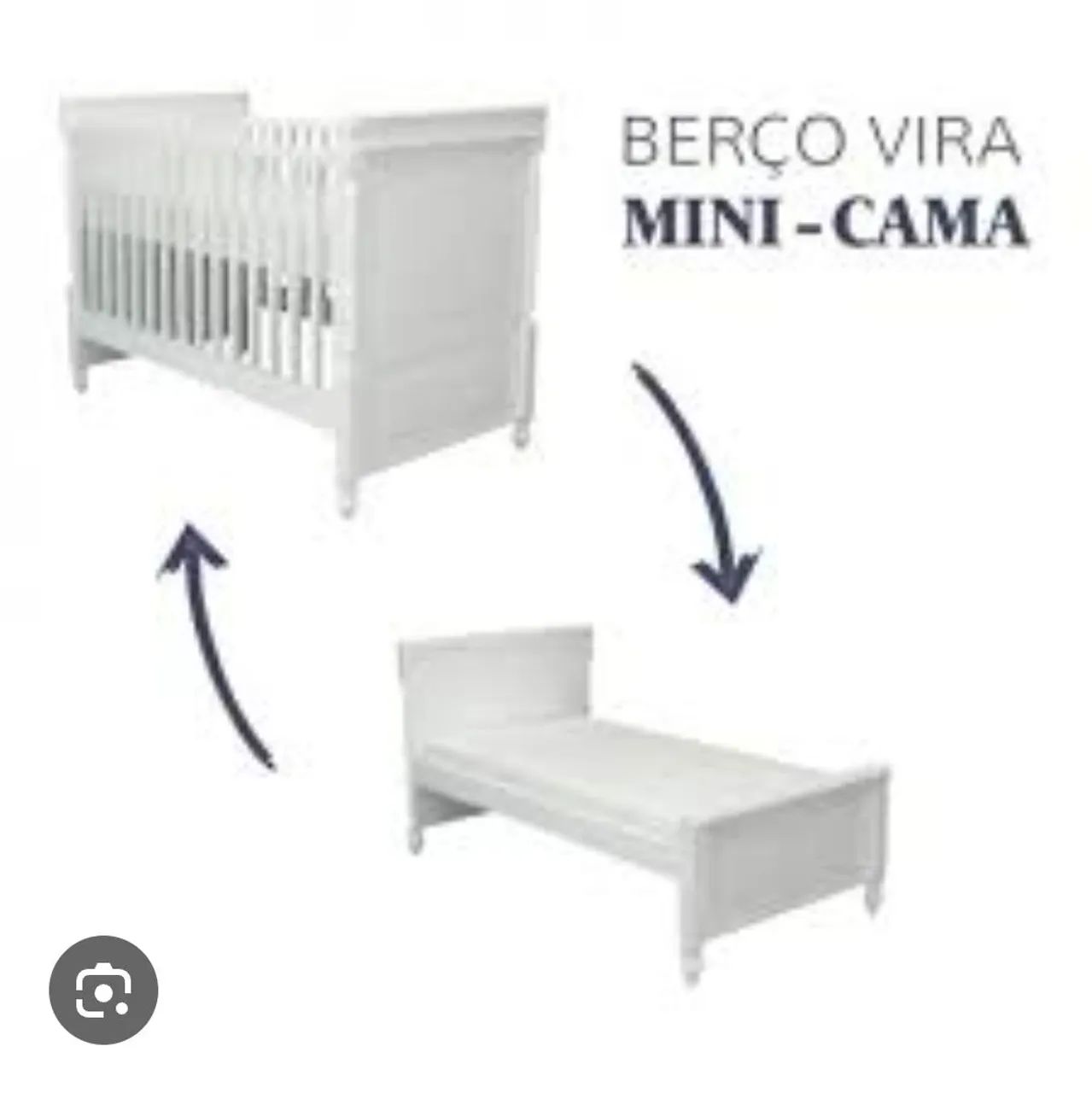 Berço americano que vira cama - Foto 3