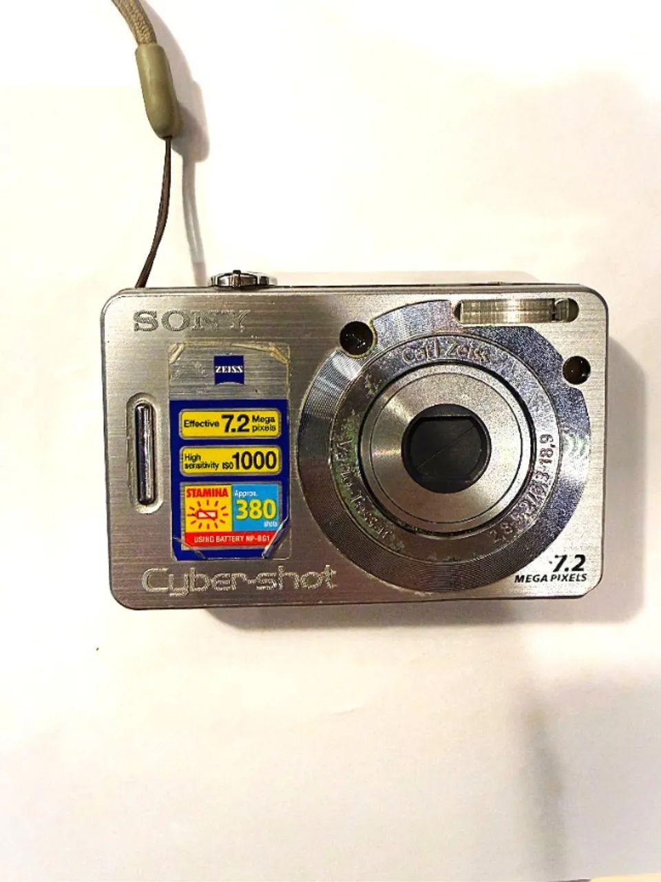 Câmera Sony Cyber-shot DSC-W80 7.2MP CCD Carl Zeiss + 2GB - Foto 2