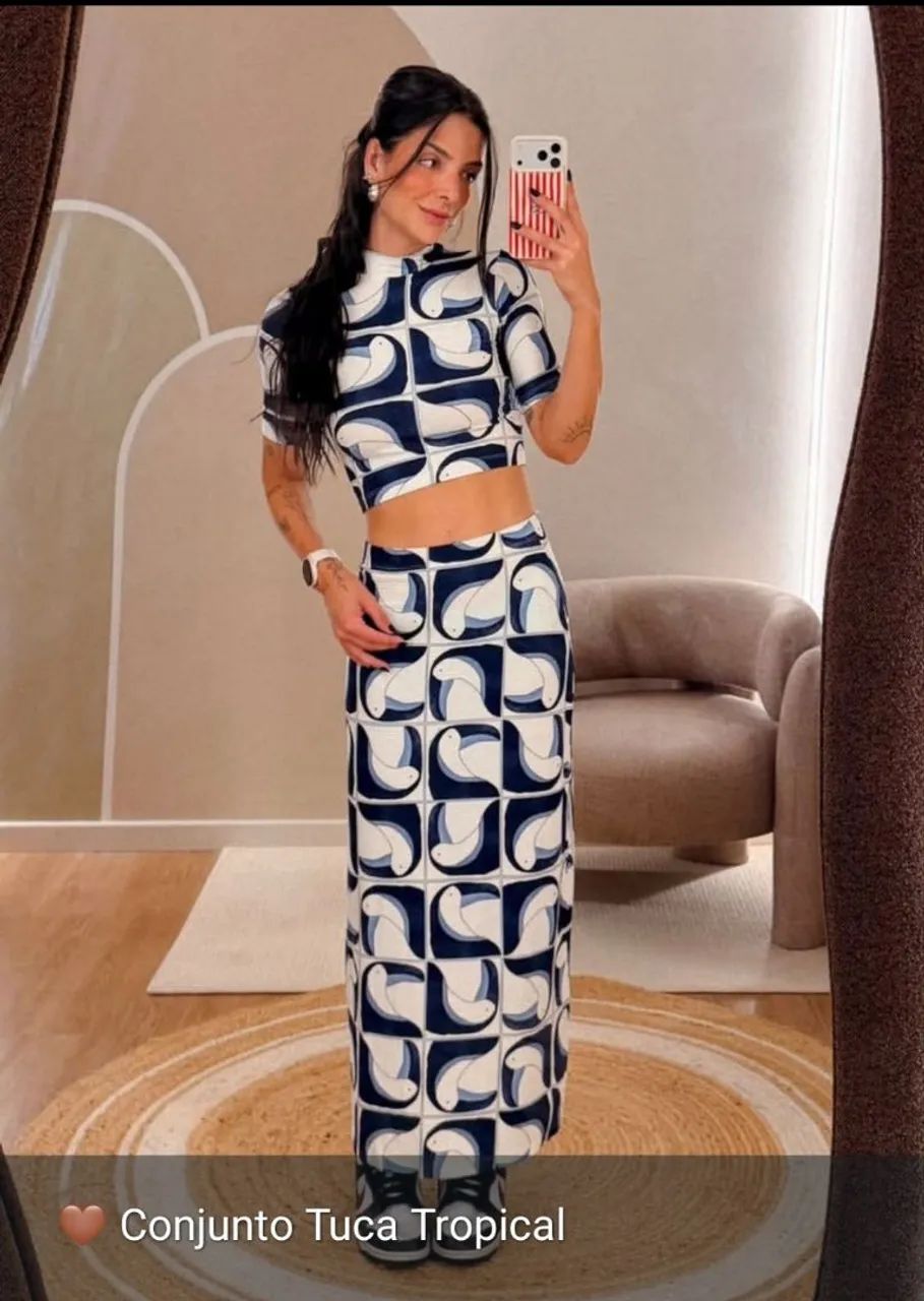 Conjunto belíssimo da Farm 