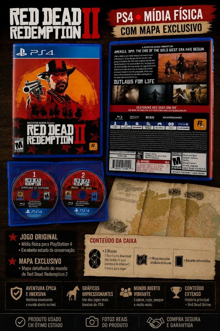 Jogo Red Dead Redemption 2