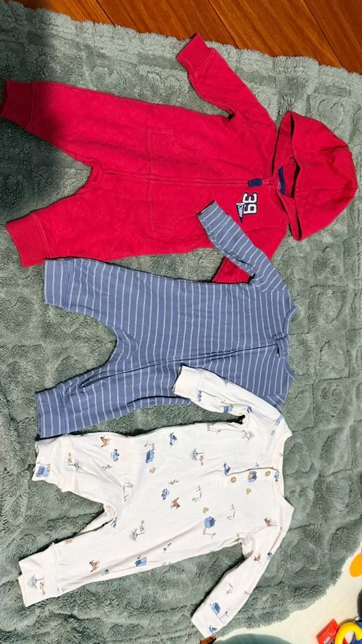 Kit macacão carters 