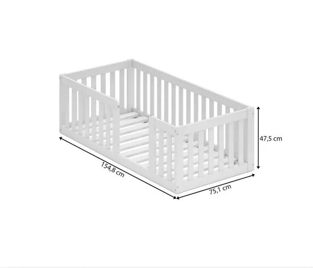 Mini cama montessoriana- madeira maciça + colchão  - Foto 6