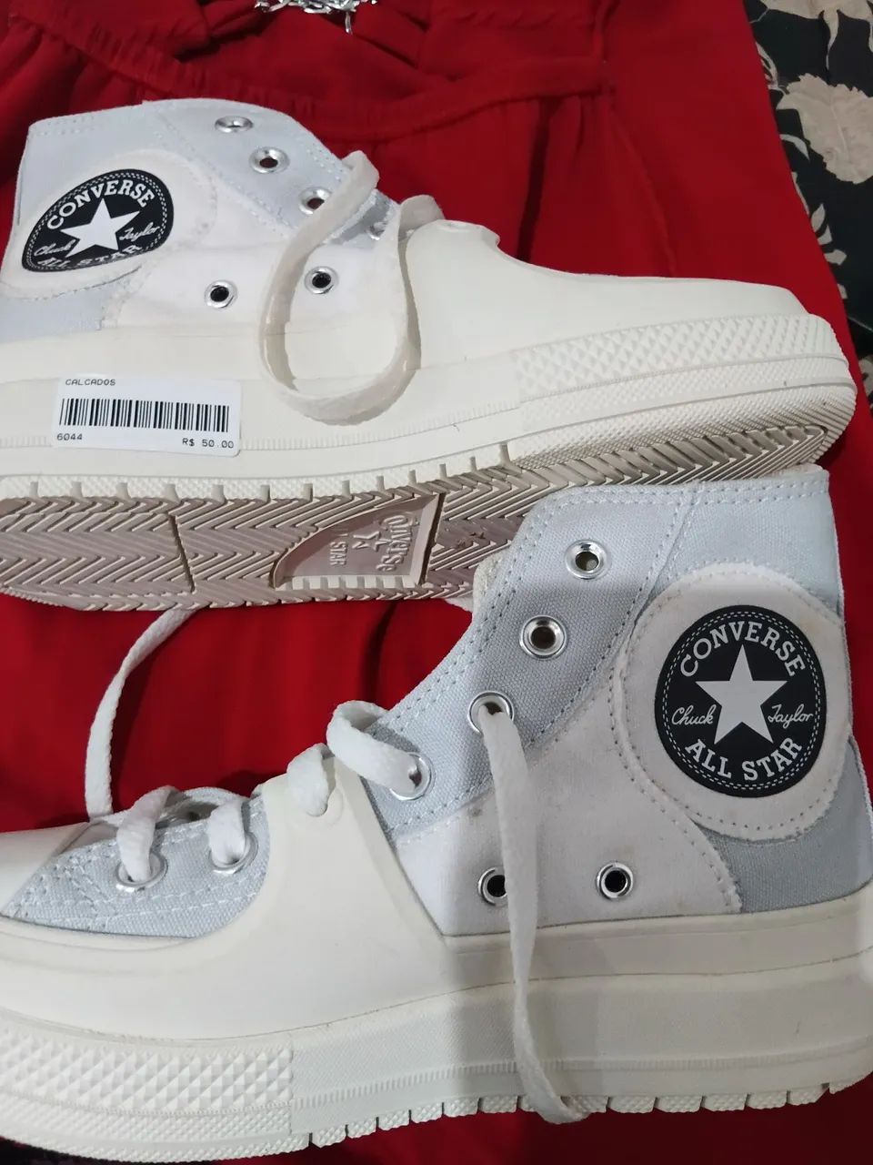 Tênis Converse All Star Construct de cano alto - Foto 4