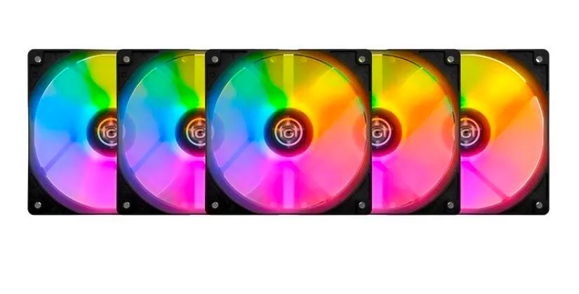 Gabinete Gamer Acgeek Tempest A370 + 5 fans TGT rainbow - Foto 5