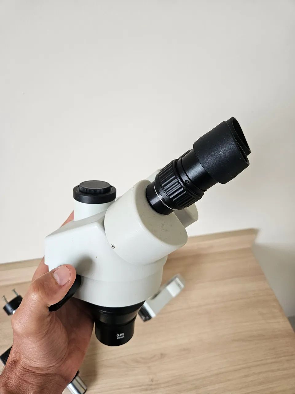 Microscópio trinocular kaisi  - Foto 3