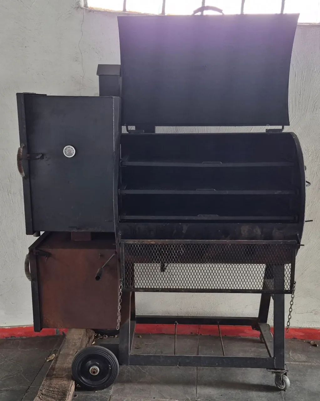 Pit Smoker Defumador- 50kg - Foto 2