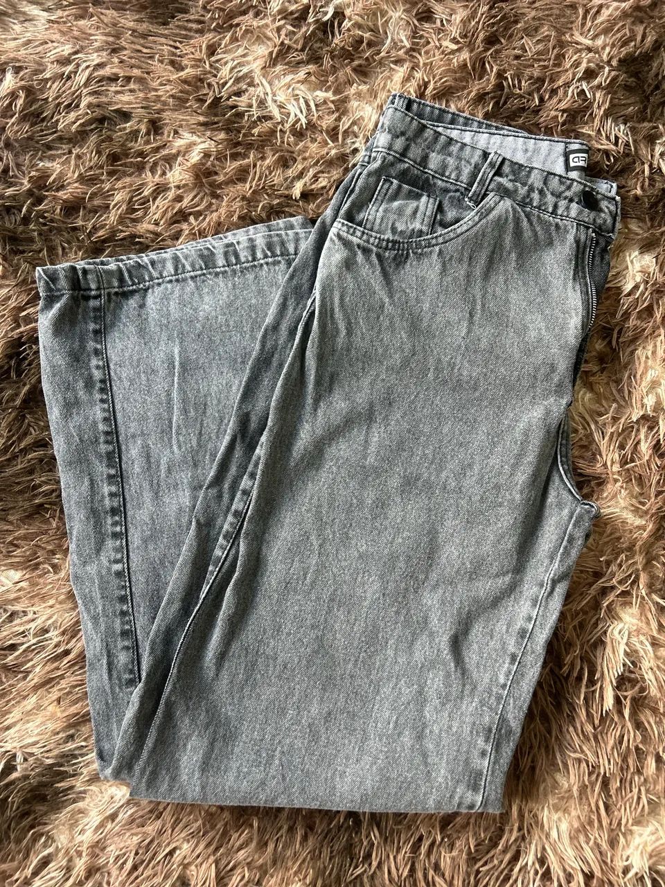 Calça wide leg jeans 