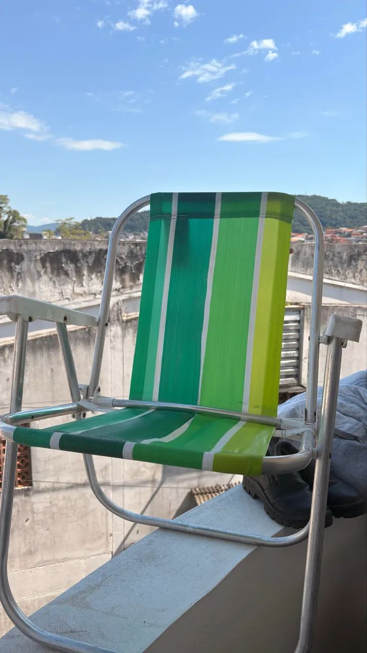 2 Cadeiras de praia alumínio  - Foto 2