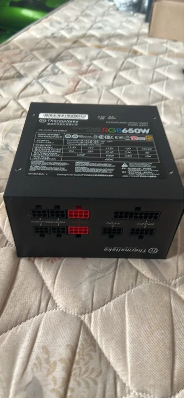 Fonte thermaltake 650 watts plus gold full modular - Foto 2