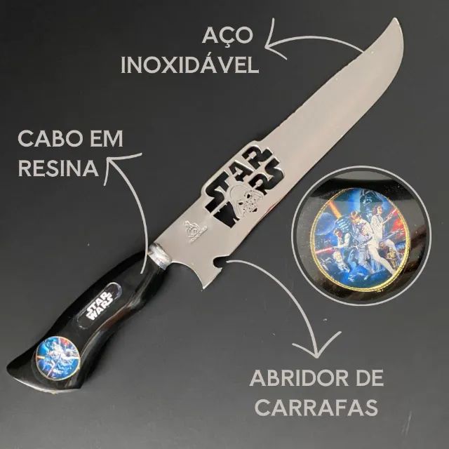 Faca churrasco STAR WARS  - Foto 2