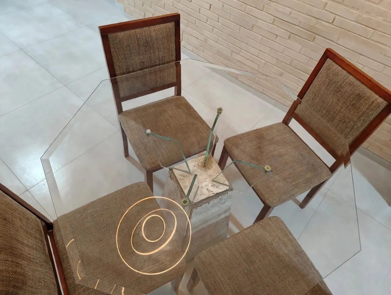 Mesa de jantar de vidro  - Foto 2