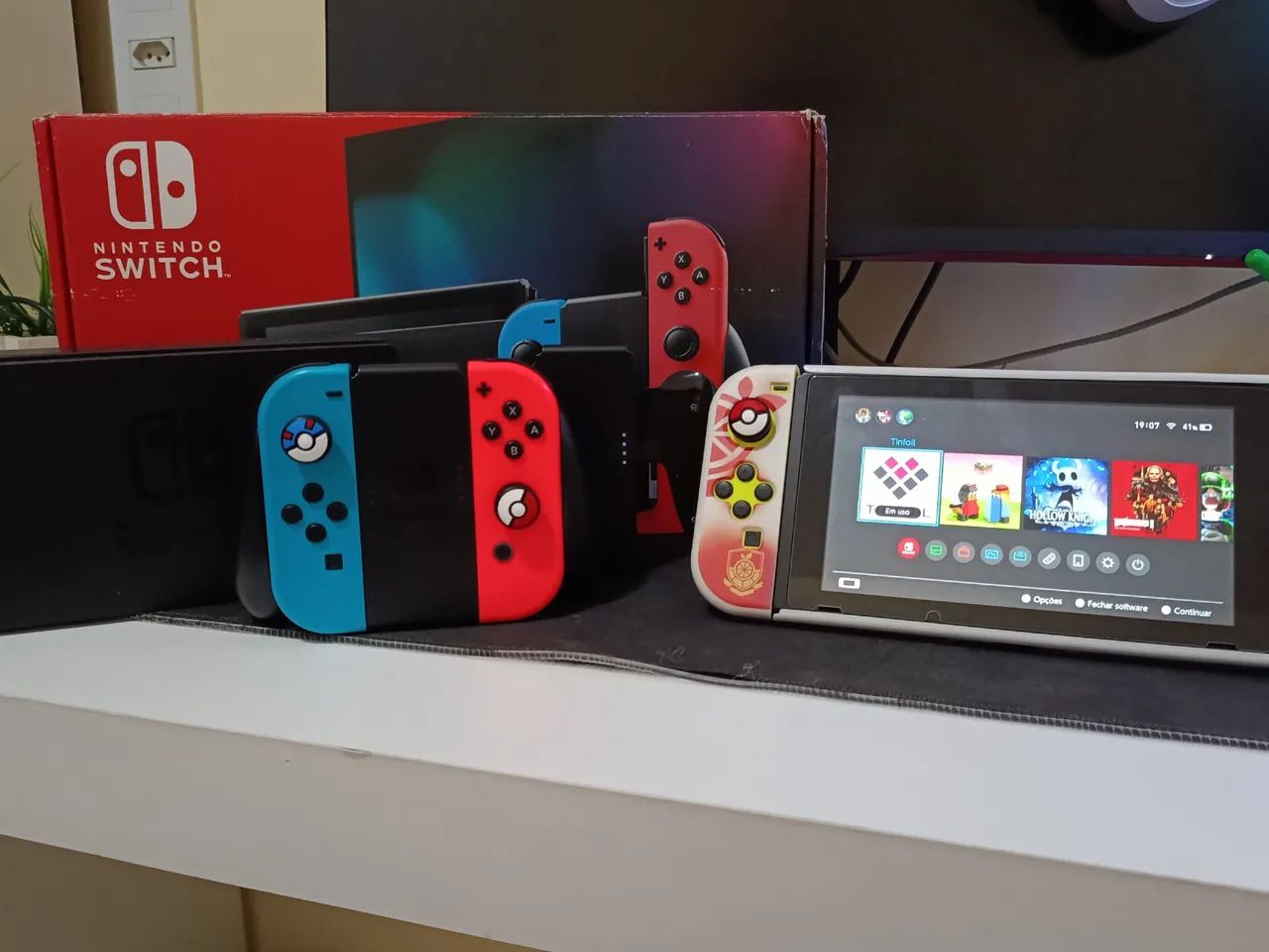 う*ん様 NintendoSwitch Nintendo switch V2 256gb desbloqueado completo - Consoles de Vídeo